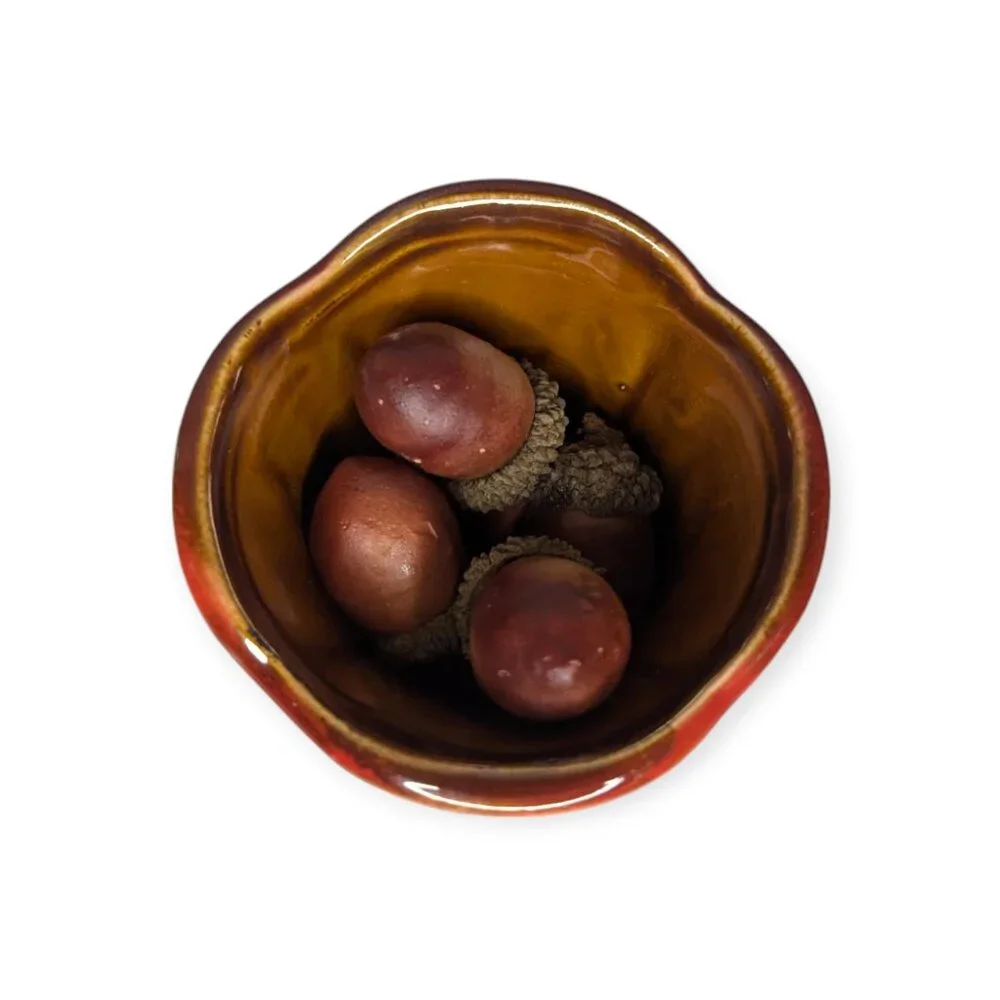 Ceramic Fall Autumn Thanksgiving Votive Candle Holder